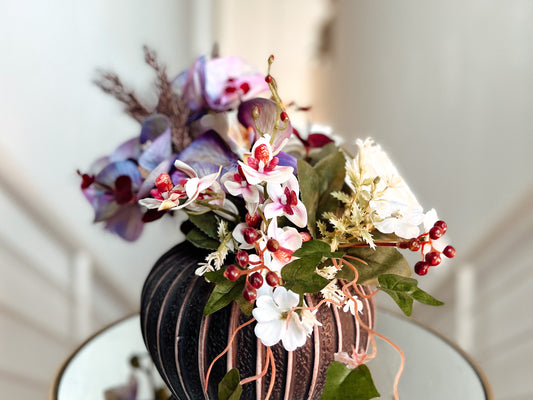 Fairy Tale Pumpkin Floral Arrangement